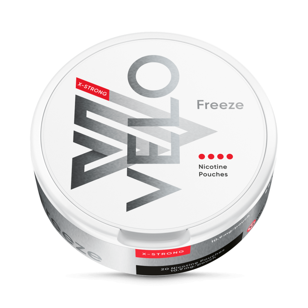 VELO Freeze Slim Strong 10.9mg – Nicotine Pouches UK (20 Pack)