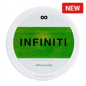 INFINITI Apple & Kiwi Slim Strong 16mg - Nicotine Pouches UK (20 Pack)