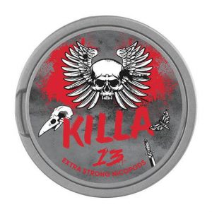 KILLA 13 Slim Extra Strong 16mg - Nicotine Pouches UK (20 Pack)
