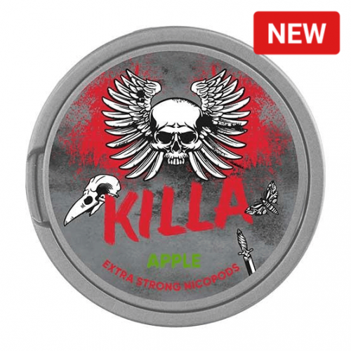 KILLA Apple Slim Extra Strong 16mg - Nicotine Pouches UK (20 Pack)