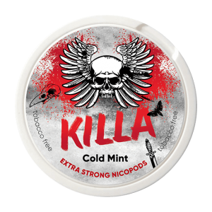 KILLA Cold Mint Slim Extra Strong 16mg - Nicotine Pouches UK (20 Pack)