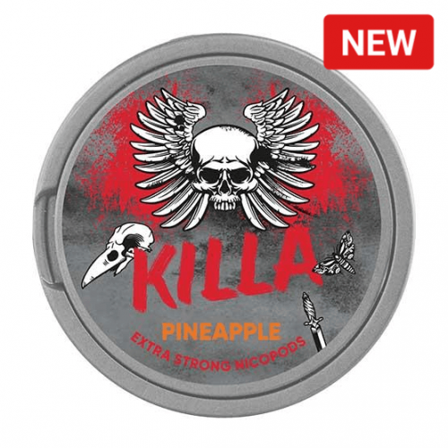 KILLA Pineapple Slim Extra Strong 16mg - Nicotine Pouches UK (20 Pack)