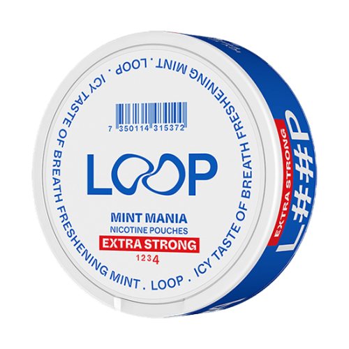 LOOP Mint Mania Slim Extra Strong 20mg - Nicotine Pouches UK (24 Pack)