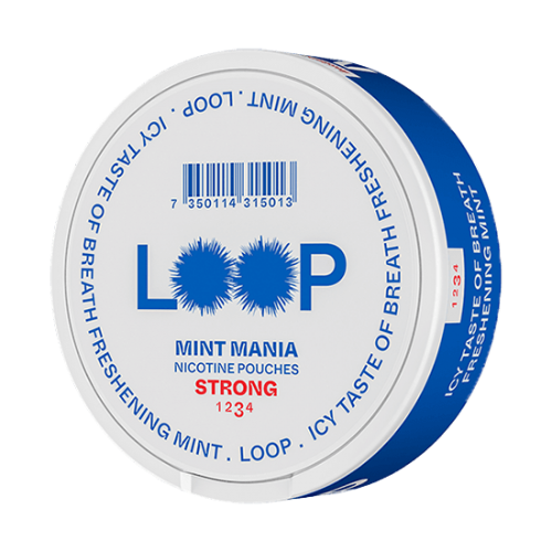 LOOP Mint Mania Strong 15mg - Nicotine Pouches UK (24 Pack)