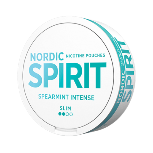 NORDIC SPIRIT Spearmint Intense 9mg - Nicotine Pouches UK(20 Pack)