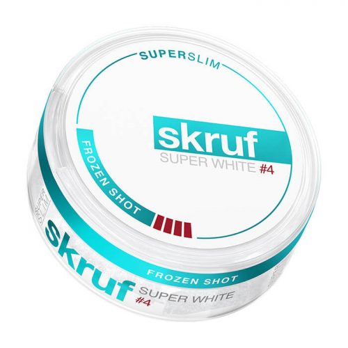 Skruf Super White Slim Fresh Extra Strong 18mg – Nicotine Pouches UK