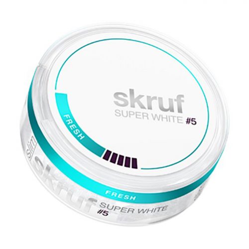 Skruf Super White Slim Fresh Extra Strong 26mg - Nicotine Pouches UK